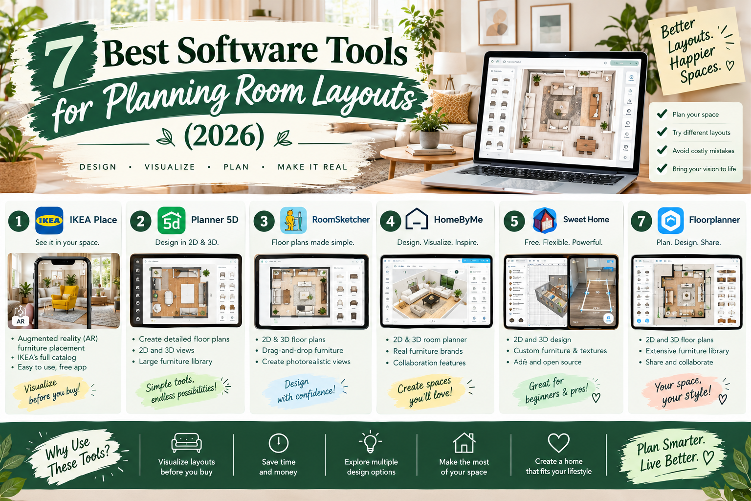 7 Best Software Tools for Planning Room Layouts (2026)